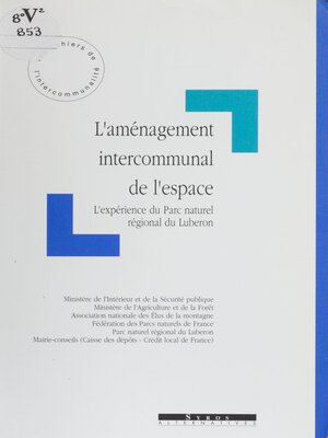 cover image of L'Aménagement intercommunal de l'espace